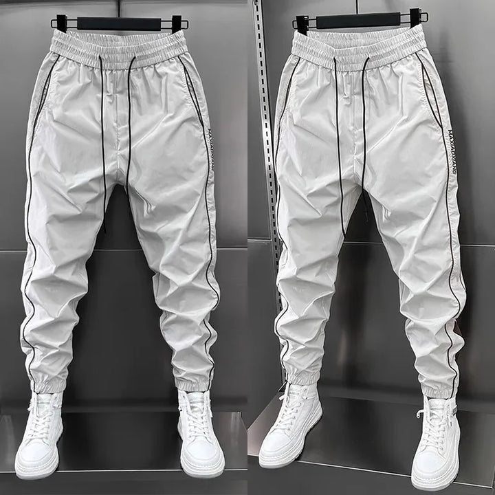 Aurel | Pantaloni casual slim fit din material respirabil