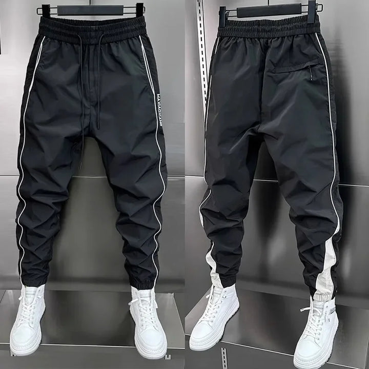 Aurel | Pantaloni casual slim fit din material respirabil