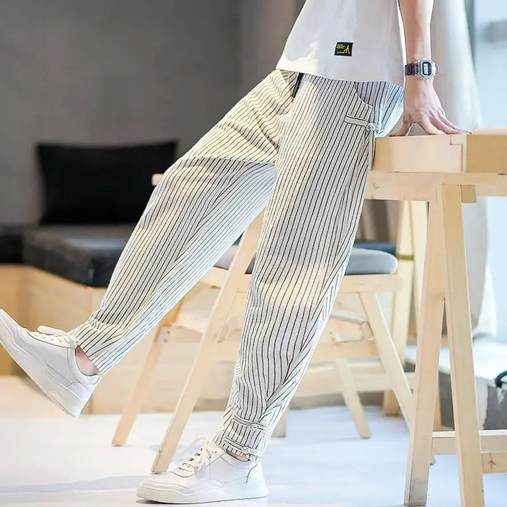 Gelu | Pantaloni confortabili cu dungi