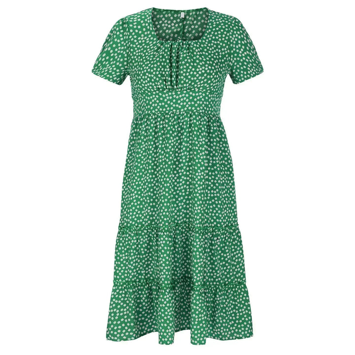 Julia | Rochie midi cu imprimeu floral