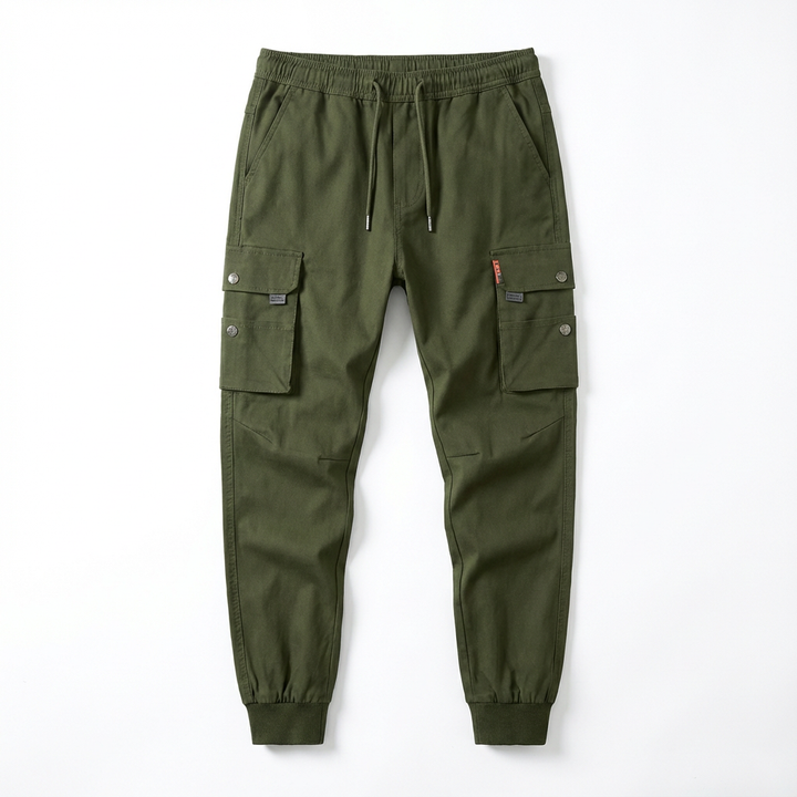 Cezar | Pantaloni casual tactici cu multiple buzunare