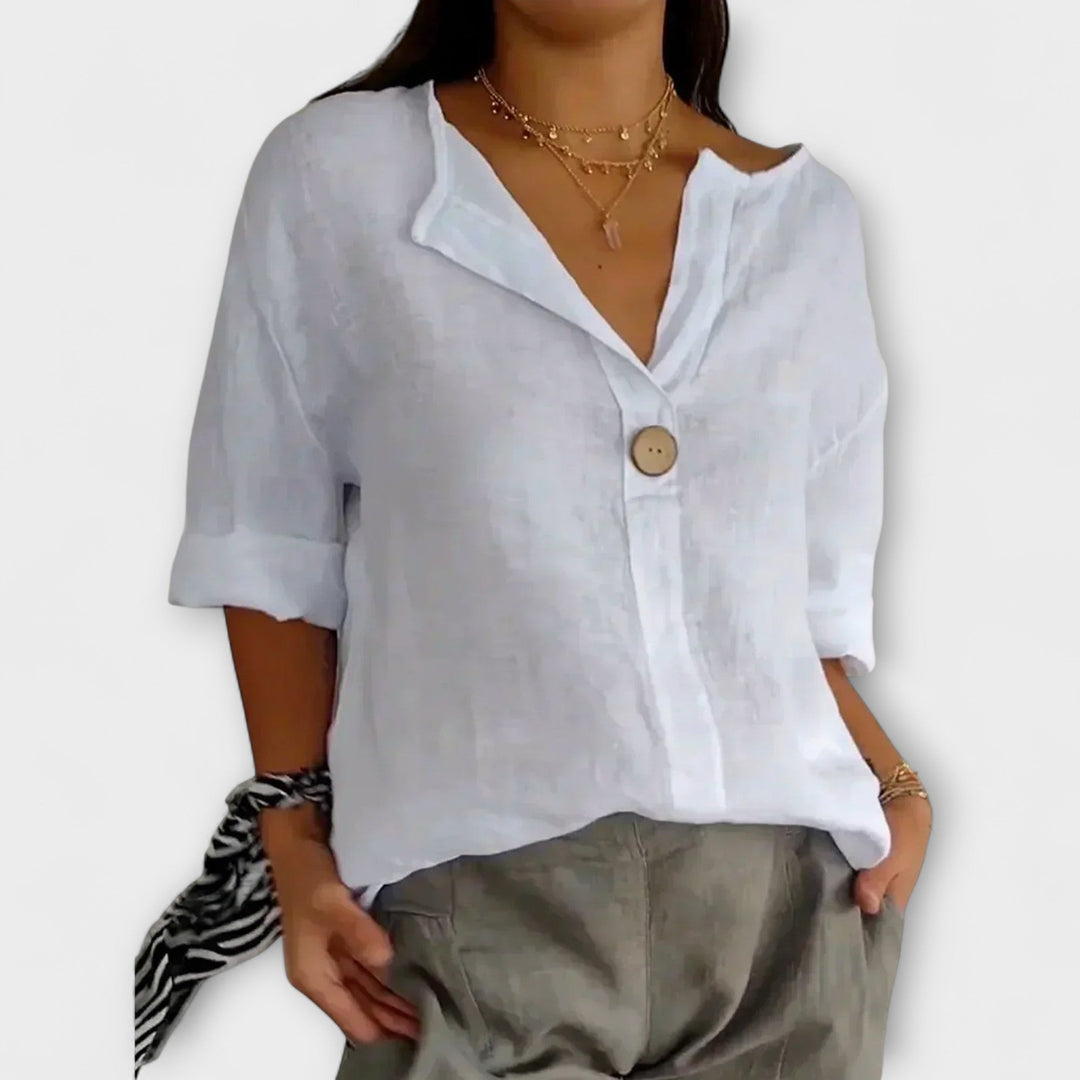 Nicole - Bluză Casual din Pânză