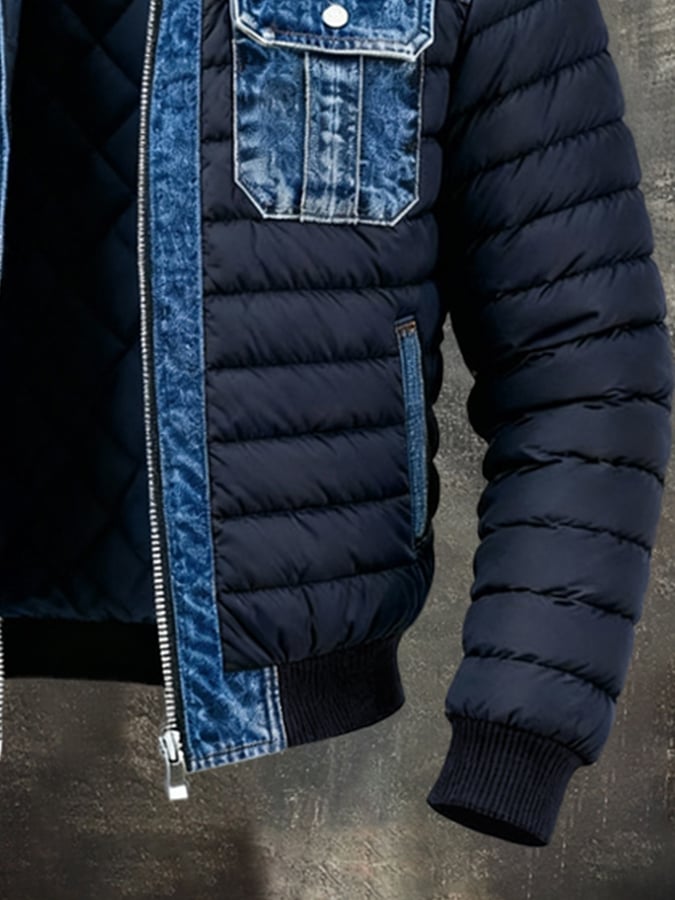 Lorenzo™ | JACKET DUBLĂ DIN DENIM CLASIC
