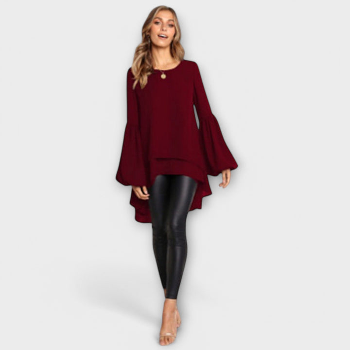 Aria - Bluza perfectă de primăvară cu decolteu rotund
