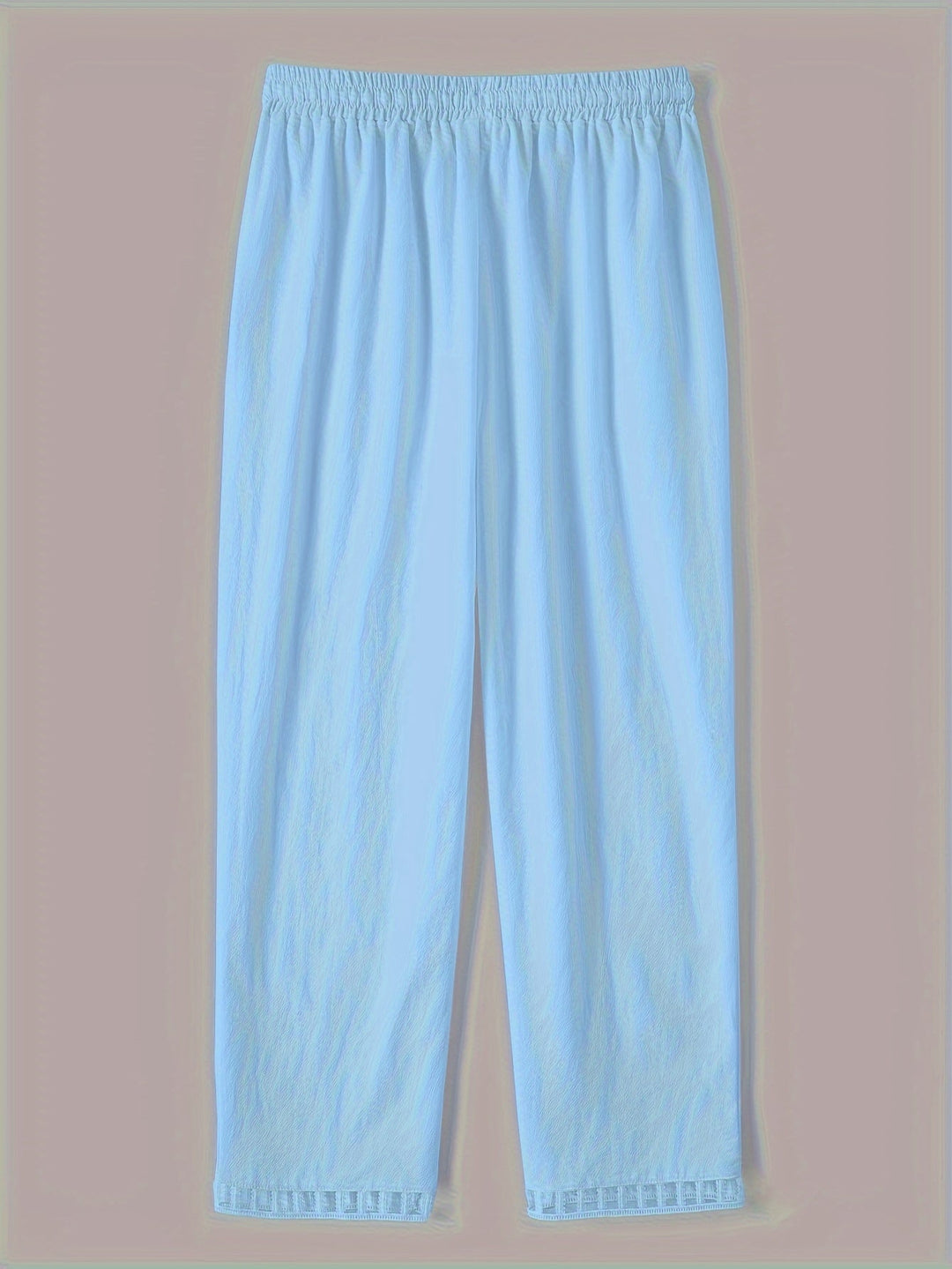 Wren – Pantaloni Cropped Relax cu Detalii în Contrast