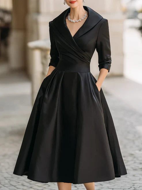 Isabela | Rochie midi cu design elegant și confortabil
